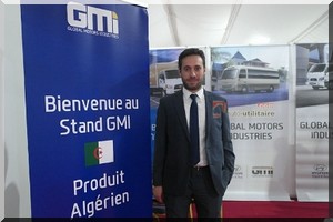 M.Hamza Ramache, Directeur Marketing et Communication de Global Motors Industies à auto-utilitaire.com: La Mauritanie est une première étape pour exporter nos produits