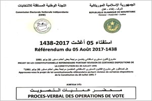 Document: le référendum demande de modifier la Constitution sans fixer des articles particuliers