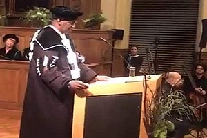 Allocution du député Biram Dah Abeid récipiendaire de doctorat honoris causa de l'université de Leuven 