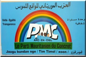 Parti mauritanien du concret, Arc-en-ciel : Communiqué de condoléances
