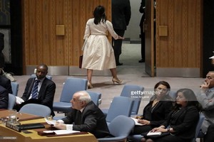 L'ambassadrice des Etats-Unis quitte la réunion d'urgence à l'ONU... au moment où la Palestine commence à parler