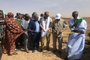 Brakna : Le directeur général de l'Agence Nationale Tadamoun inaugure un centre médical et un barrage dans le village d'Agmeimine [PhotoReportage]