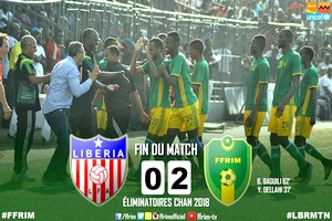 Elim CHAN 2018 : Les Mourabitoune surclassent le Liberia(2 à 0)