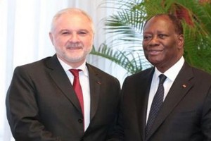 L'ambassadeur de France à Abidjan, Gilles Huberson, a été rappelé à Paris