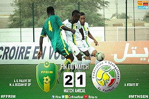 Amical : les Mourabitoune s'imposent dans la douleur face au Sénégal (2-1) 