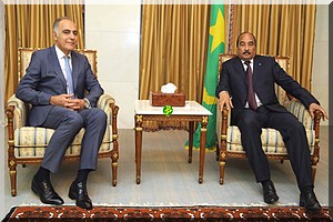 Le président mauritanien reçoit en audience le ministre des affaires étrangères du Maroc 