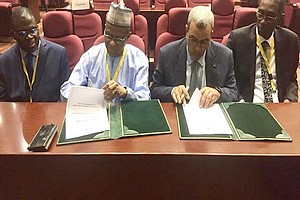 Signature d'un protocole de coopération entre le Secrétariat Permanent du G5 Sahel et l'UCCI G5 Sahel