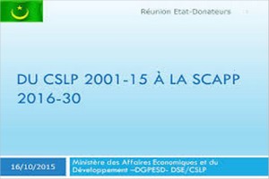Pas d’ancrage institutionnel de la SCAPP, pas de développement en Mauritanie
