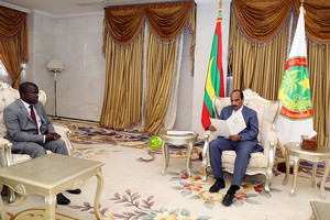 Le Président de la République reçoit un envoyé spécial du président Bissau guinéen 