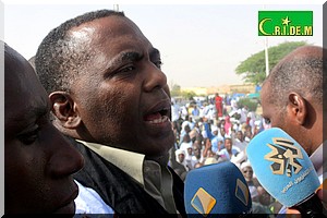 Biram à sa sortie de prison : Je promets aux Mauritaniens une lutte sans merci contre le régime de Ould Abdel Aziz [Vidéo & PhotoReportage]