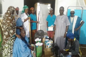 Cérémonie de remise de matériel d’équipement au poste de santé de M’Botto [PhotoReportage]