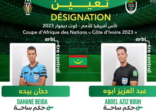 CAN 2023 Côte d’Ivoire : Dahane Beida et Abdel Aziz Bouh désignés 