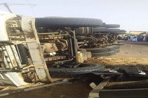 Pont de Kamour dans l'Assaba : un chauffeur décède après la chute de son camion