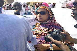 Mobilisation du collectif des droits des Femmes contre les viols en Mauritanie [Photoreportage]