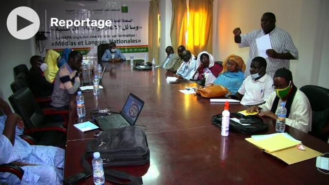 Vidéo. Mauritanie: la HAPA renforce les capacités des journalistes en langues nationales