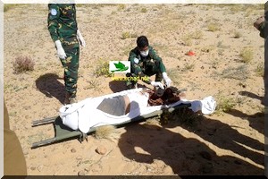 Photos insoutenables de la dépouille de Ould El Jouly, tué par balle tirée par une patrouille marocaine