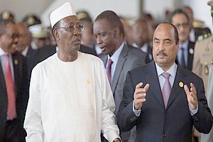 Mauritanie: Aziz encense le combat de Deby contre le terrorisme