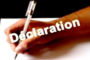Alliance Electorale de l’opposition Démocratique (AEOD) : Déclaration