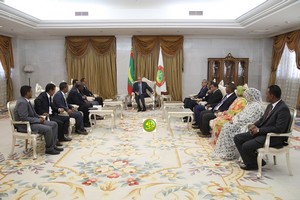 Le Président de la République reçoit le bureau exécutif du syndicat des journalistes de Mauritanie