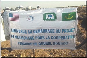 Boghé : à Gourel Boubou, démarrage du projet de maraichage  pour la coopérative féminine 