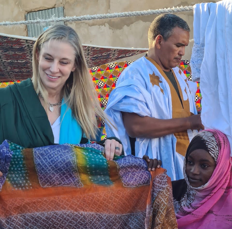 L'ambassadrice des États-Unis en Mauritanie se rend dans les régions du Hodh pour soutenir les jeunes entrepreneurs