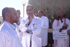 Mauritanie: sit-in des médecins devant le ministère de la santé