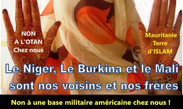 Non à l'installation d'une base militaire Américaine en Mauritanie !