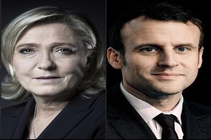 Présidentielle en France : un sondage donnerait Macron et Le Pen en tête (source RTBF)