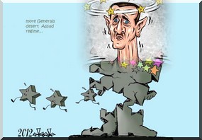 Syrie : Trois autres généraux syriens font défection en Turquie