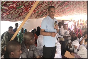 En images : Inauguration au Guidimakha par le Directeur Général de TADAMOUN d’un poste de santé dans la localité de Teydouma