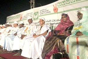Nouakchott/Sécurité: L’Organisation des femmes du parti Tawassoul en sit-in devant la DGSN