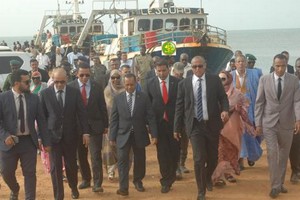 Mauritanie: Des membres du gouvernement visitent le port de Tanit 