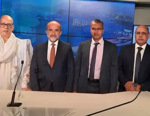 L’ambassadeur de France en Mauritanie en visite au siège de la chaîne « Sahara 24 »