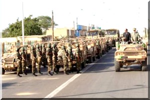 Nouakchott, zone militaire pendant le sommet arabe