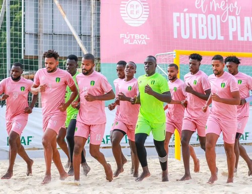 Mourabitounes du Beach Soccer : première session en Espagne 