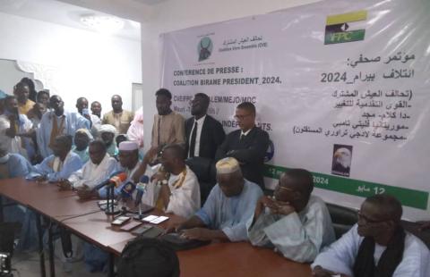 Conférence de presse de la Coalition Biram Président 2024 : 