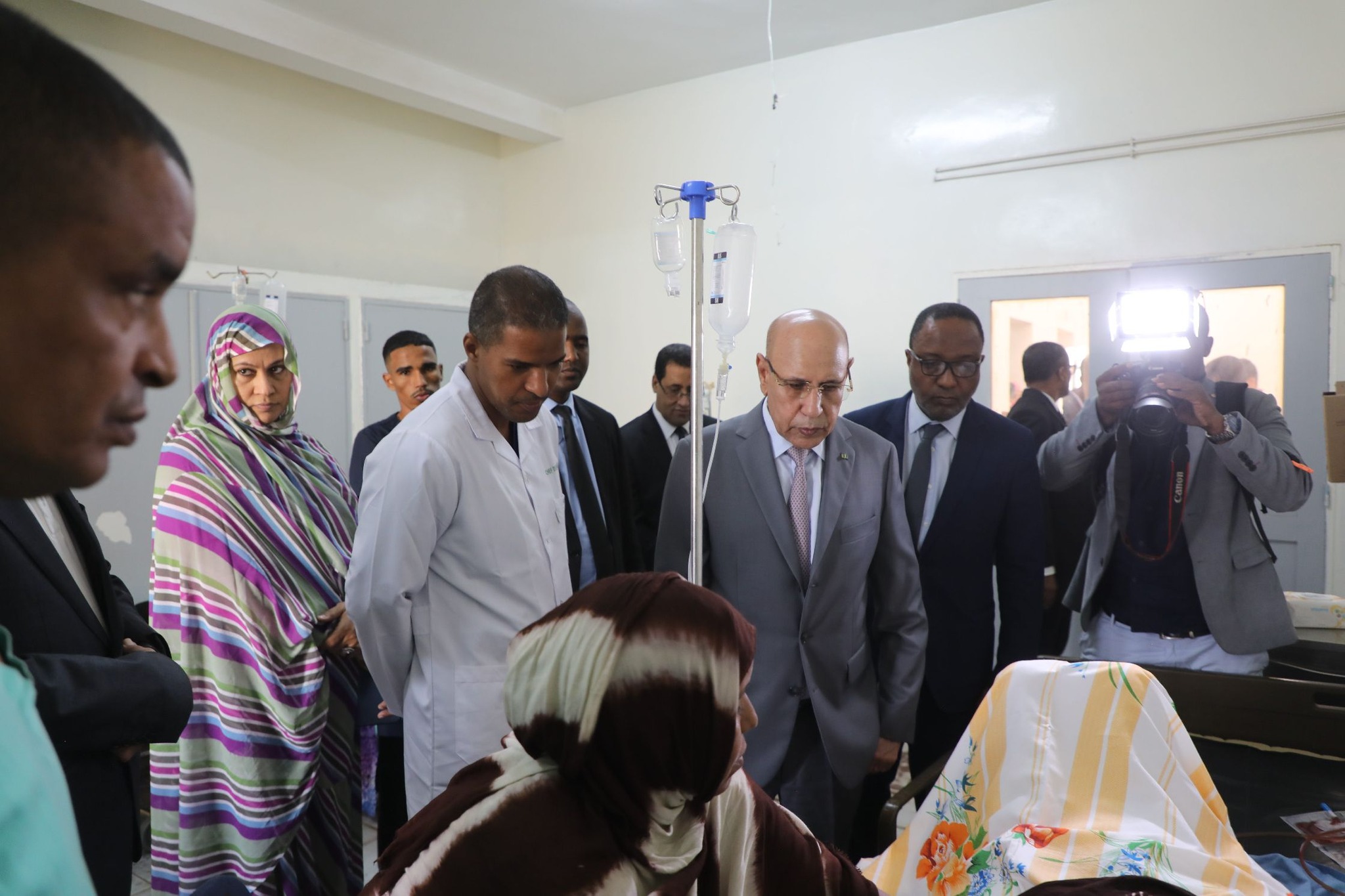 Le Président de la République effectue des visites surprise dans des établissements de santé