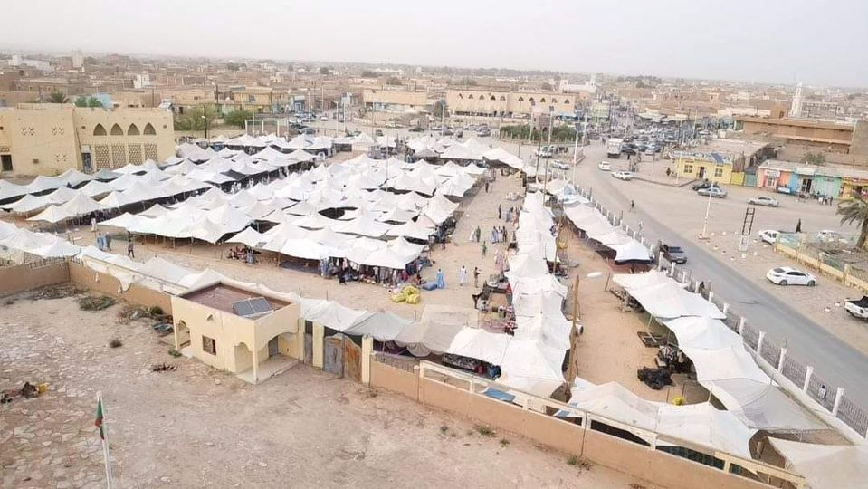 Adrar : ce panorama de tentes dressées ne reflète pas la réalité amère que vivent les citoyens!!!