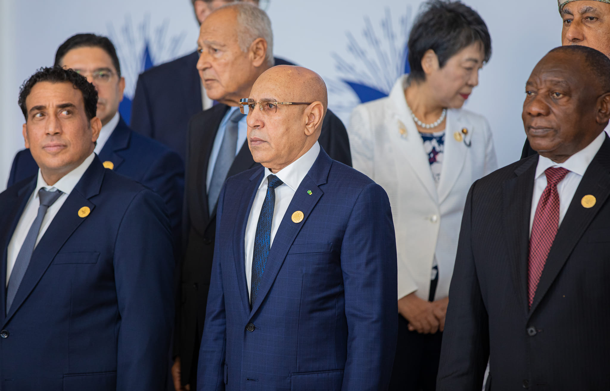 Au Caire : Ghazouani délivre un discours de fermeté à l’endroit d’Israël, lors d’un sommet sur la Palestine