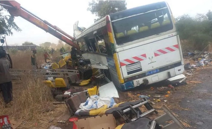 Sénégal : 38 morts et 87 blessés dans une collision entre deux bus