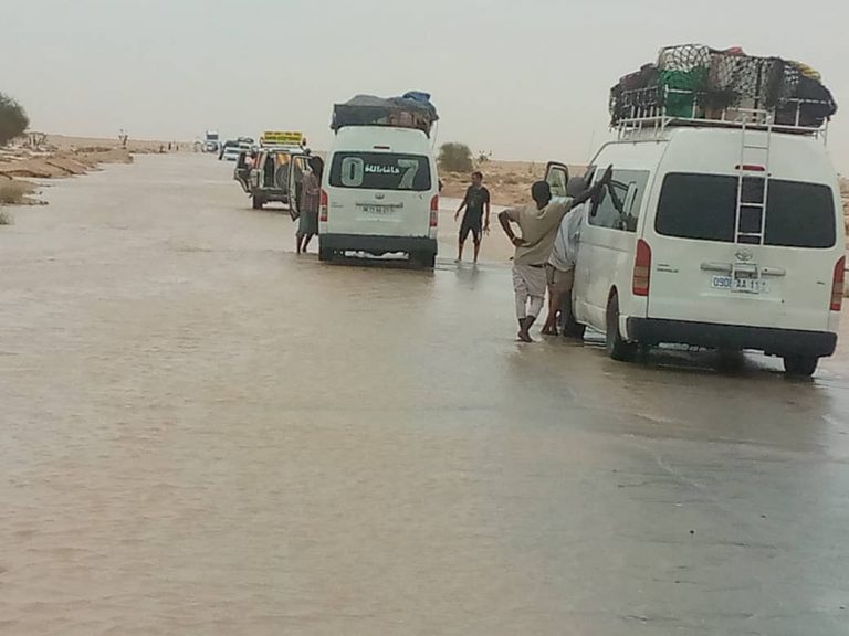 Inondations au nord : la route Nouakchott-Nouadhibou noyée
