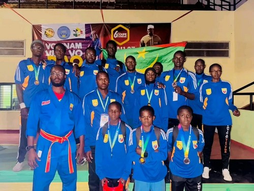 6ème Coupe d’Afrique de Vovinam Viet Vo : la Mauritanie brille 