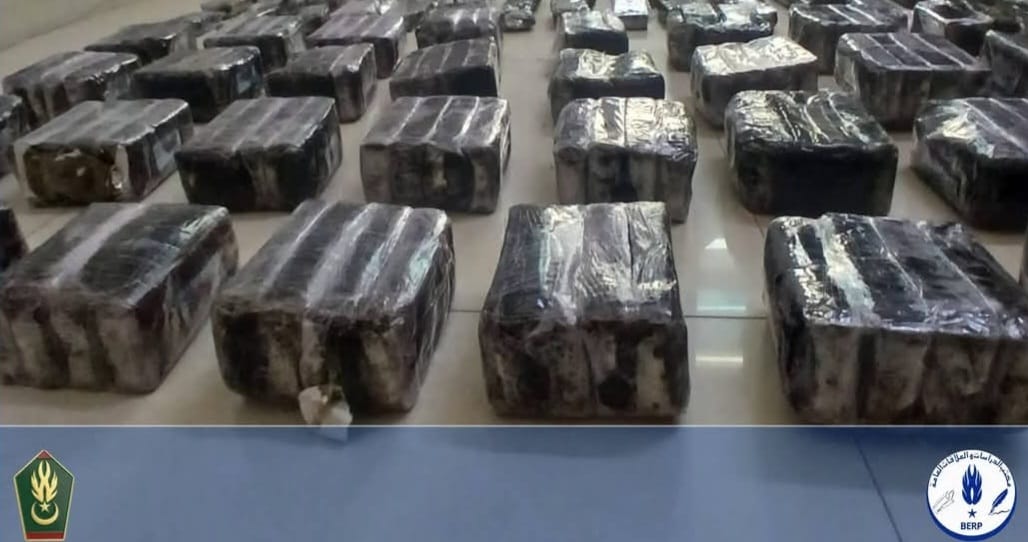 Zouératt : 15 arrestations et une saisie de 61,702 kg de drogue par la gendarmerie nationale