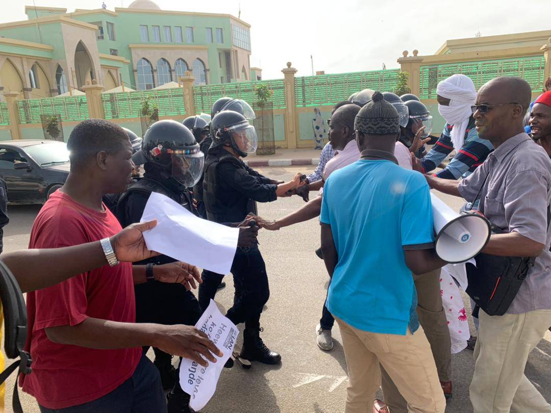 Communiqué de presse : Les manifestants pacifiques OLAN réprimés à Nouakchott le 25 juillet 2022