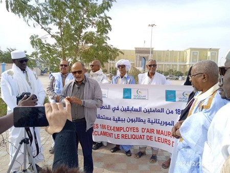 D’ex employés d’Air Mauritanie réclament à l’Etat le payement de leurs droits estimés à 1 milliard 50 millions MRO