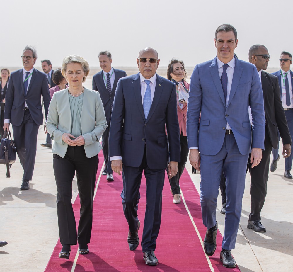 Immigration : Ursula von der Leyen et Pedro Sánchez en visite en Mauritanie