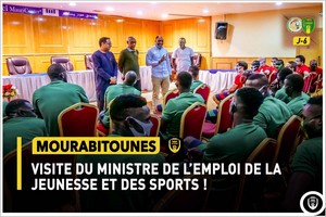 Mourabitounes : visite du Ministre de l’Emploi de la Jeunesse et des Sports