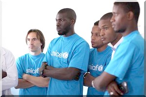 Communiqué de presse UNICEF Mauritanie-Première visite terrain pour les joueurs de la FFRIM [PhotoReportage]