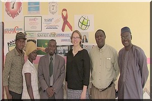 En images : visite de l’Attachée des affaires culturelles de l’ambassade des USA à Nouakchott au Studio Holpac