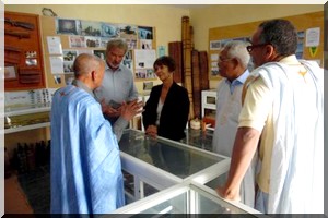 Atar : L’ambassadrice d’Allemagne visite le musee de Touezekt